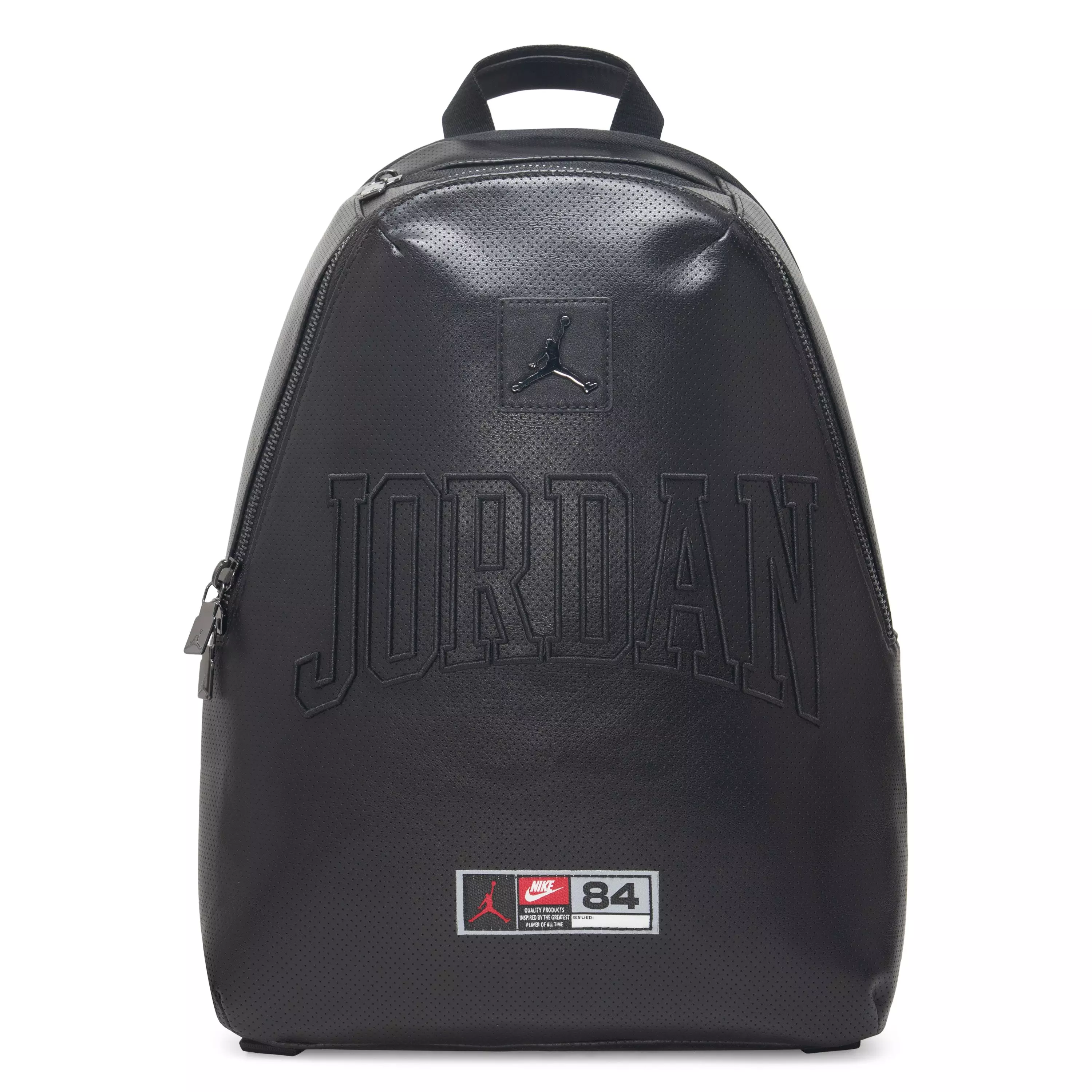 Jordan Perforated Monogram Backpack - Black